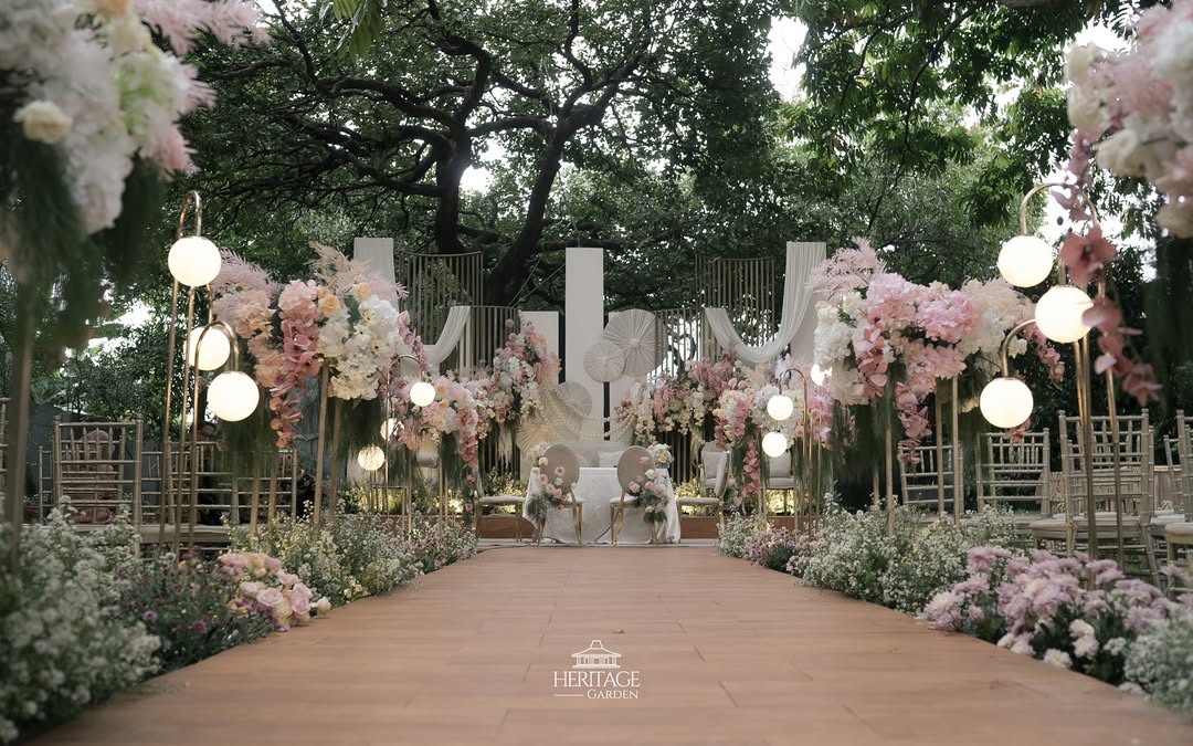 The Wedding of Indah & Andhika at Heritage Garden Venue! DM Us for more info ❤️