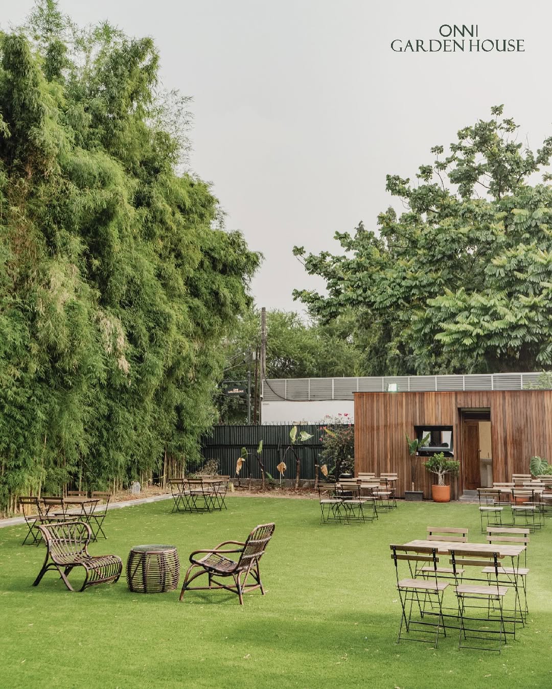 Enjoying the soothing breeze through your fingers at ONNI Garden House while having a good meal